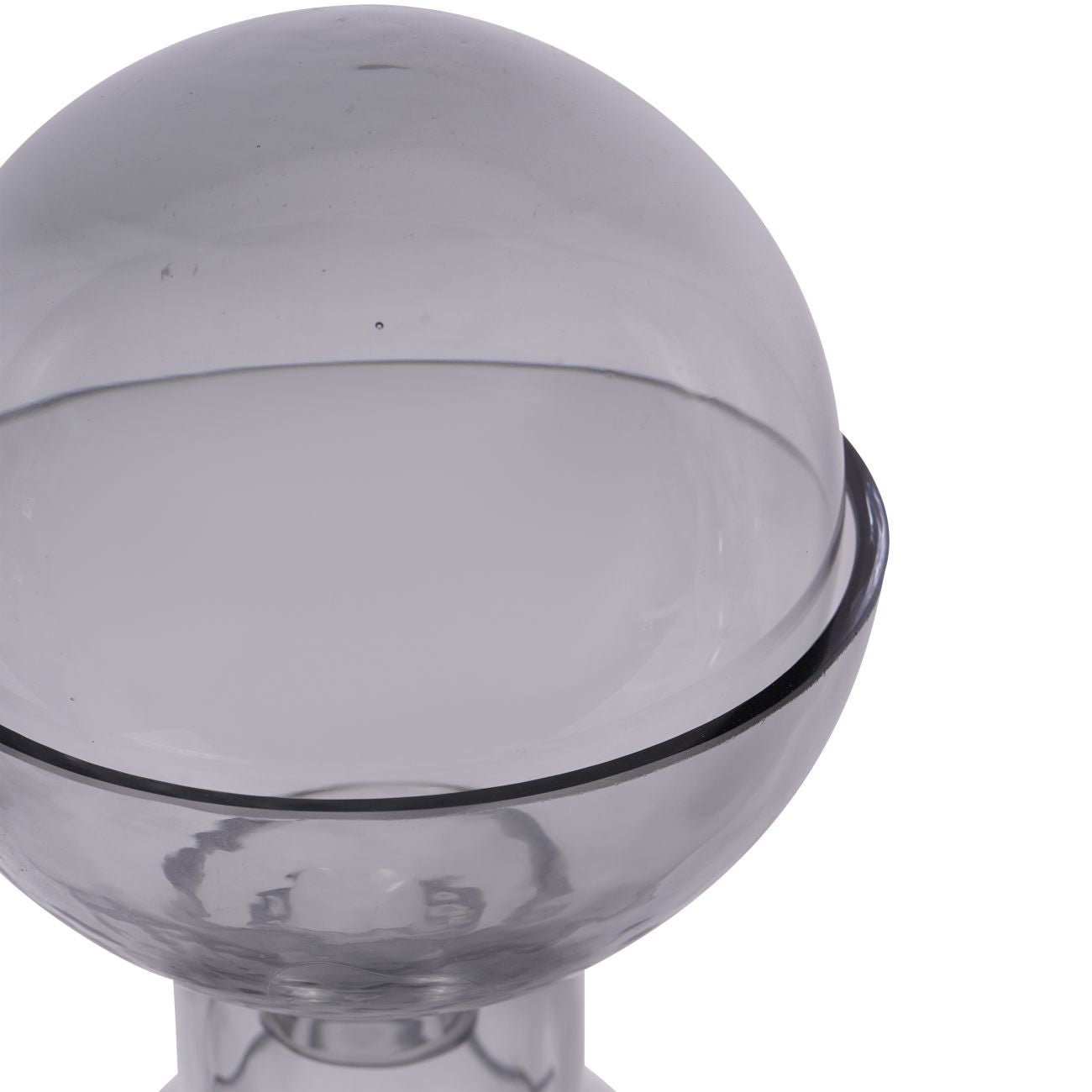 Vitrum Smoked Glass Bottle Vase Extra Large